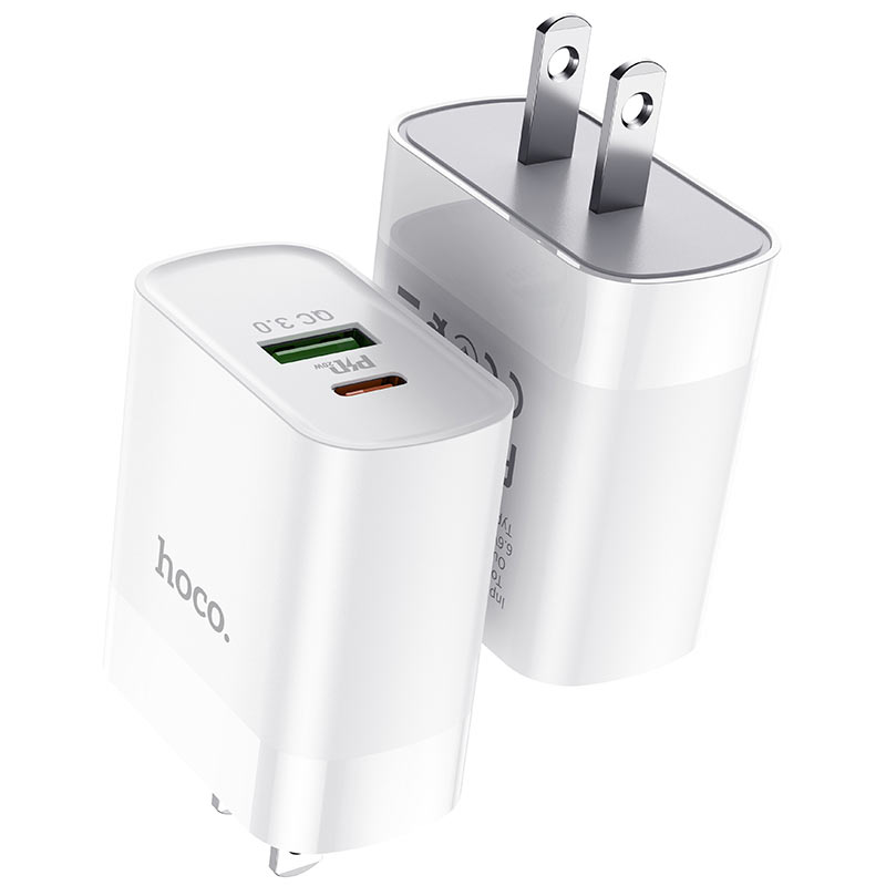 HOCO C80 PD ADAPTER 20W DUAL PORT