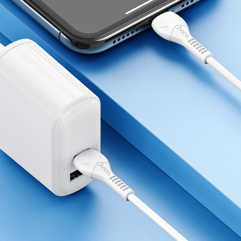 HOCO X55 TRENDY 1M 3A TYPE C TO LIGHTNING CABLE